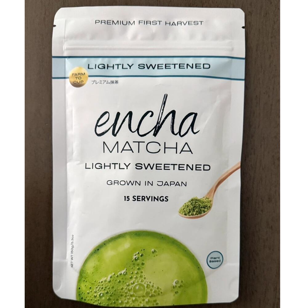 Encha Matcha Latte Powder Sweetened - Lightly Sweet Matcha Powder
